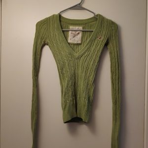 Green Hollister sweater